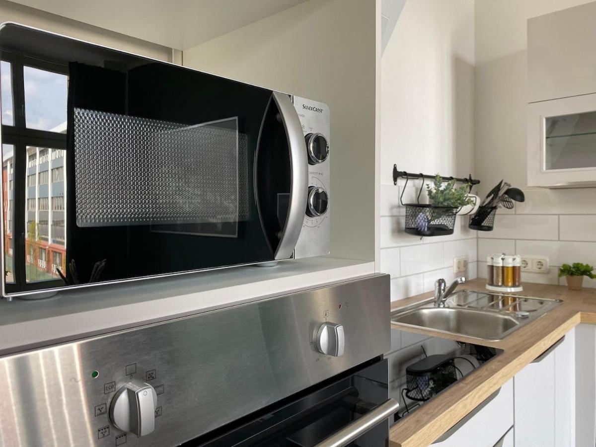 Stilvolles Loft Mit Kostenlosem Fahrrad Magdeburg Ngoại thất bức ảnh